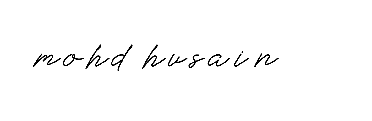 Signature of mohd-husain