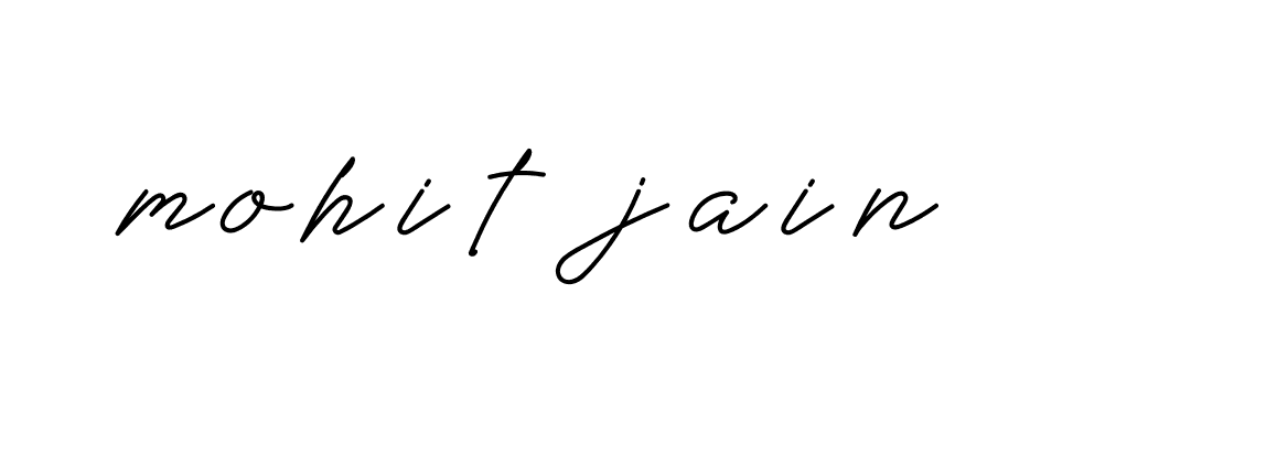 Signature of mohit-jain