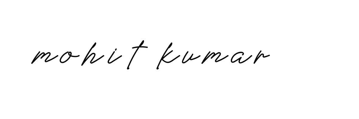 Signature of mohit-kumar