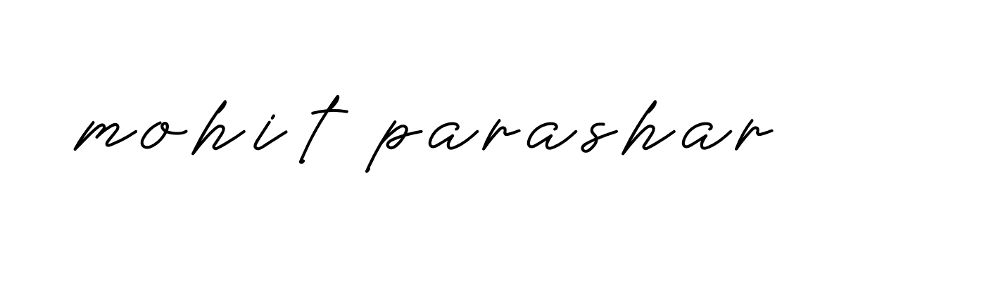 Signature of mohit-parashar