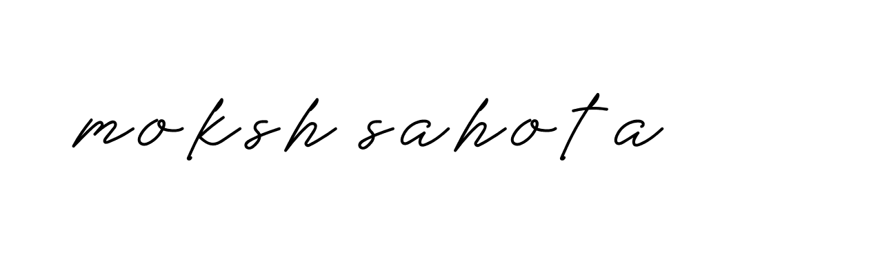 Signature of moksh-sahota