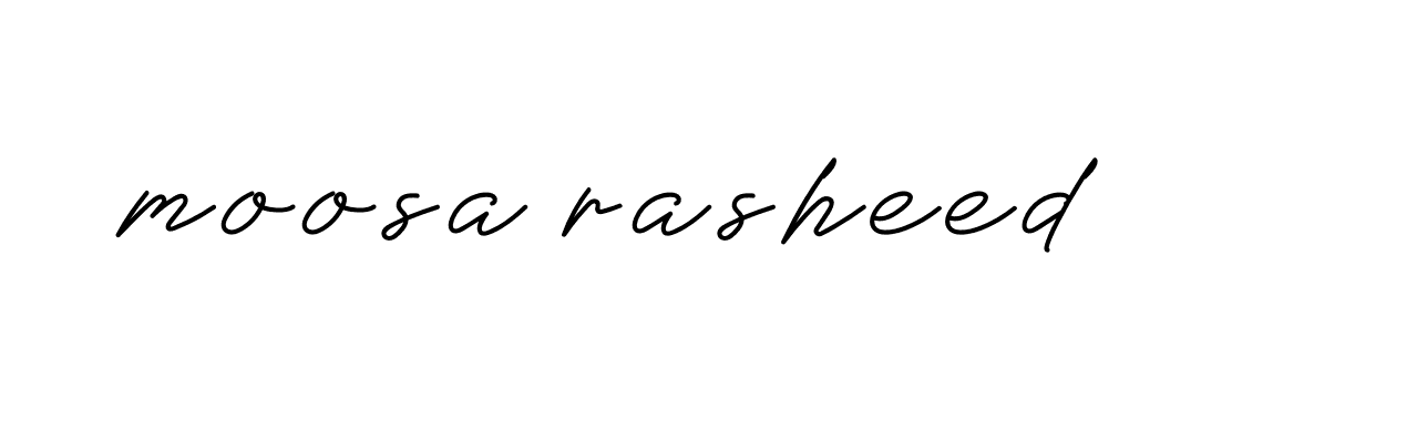 Signature of moosa-rasheed