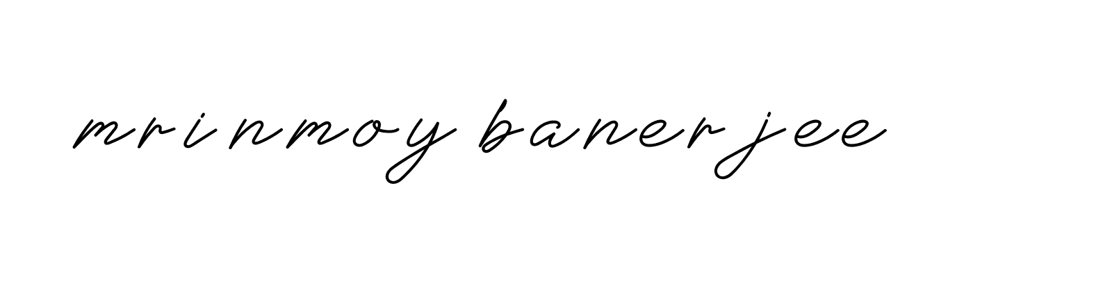 Signature of mrinmoy-banerjee-