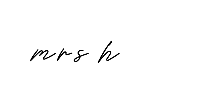 Signature of mrs-h