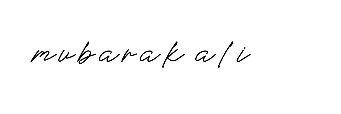 Signature of mubarak-ali