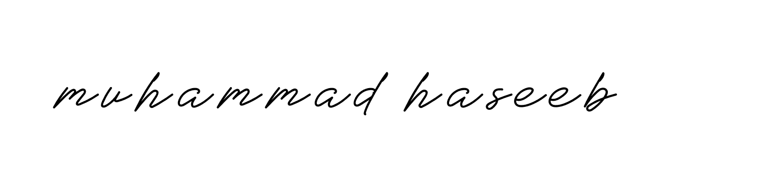 Signature of muhammad-haseeb