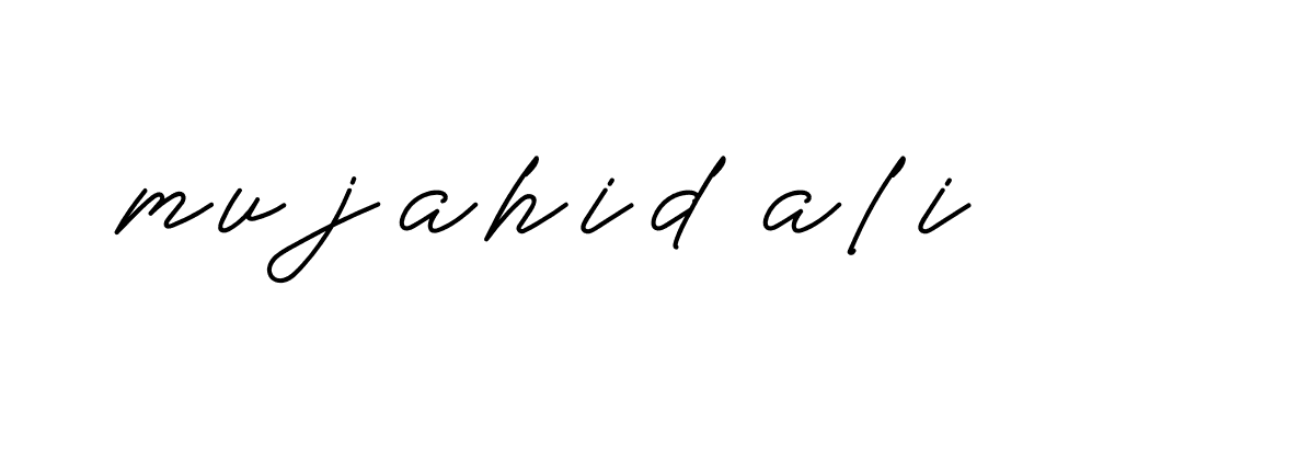 Signature of mujahid-ali