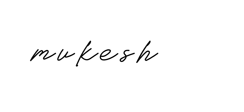 Signature of mukesh