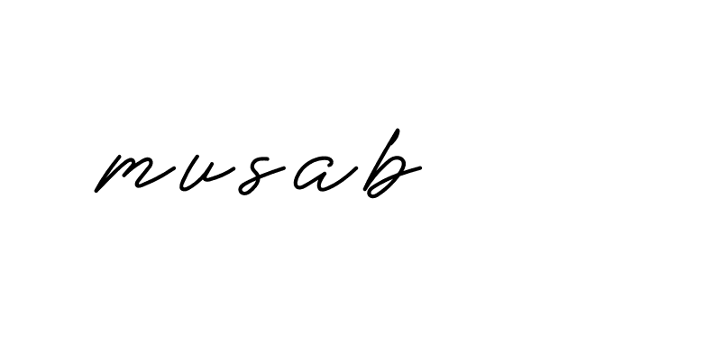 Signature of musab-