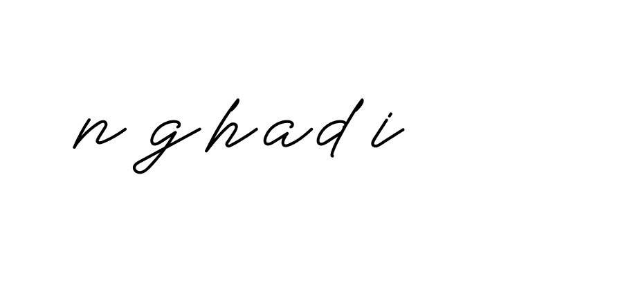 Signature of n-ghadi