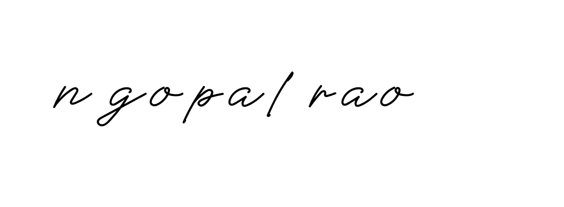 Signature of n-gopal-rao