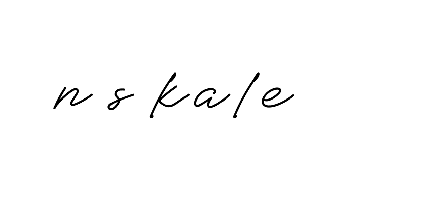 Signature of n-s-kale