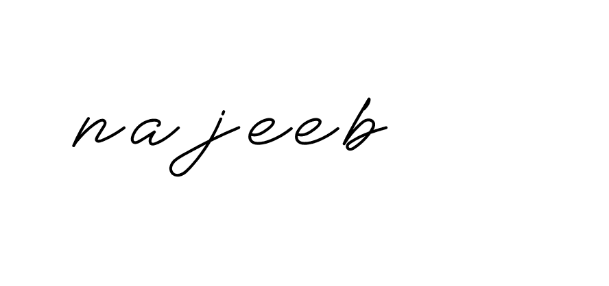 Signature of najeeb-