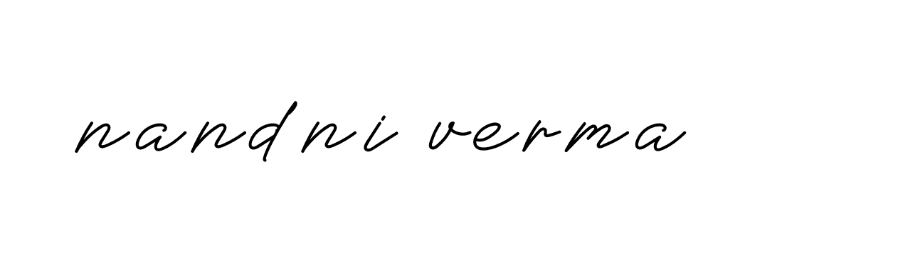 Signature of nandni-verma