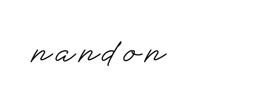 Signature of nandon