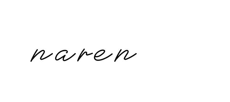 Signature of naren-