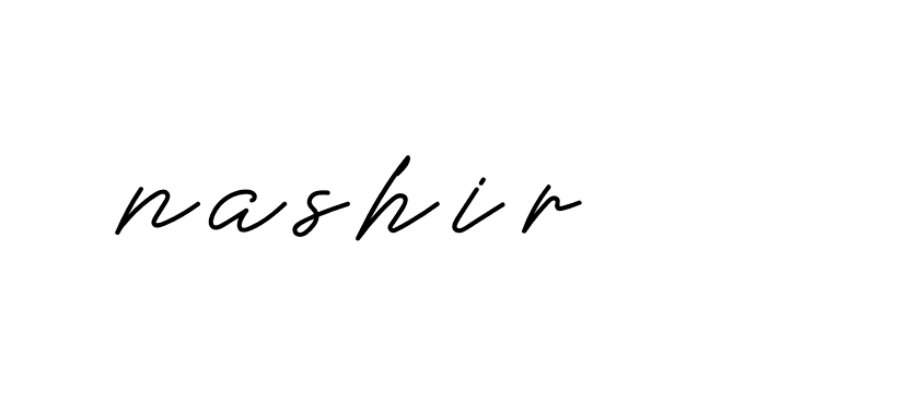 Signature of nashir