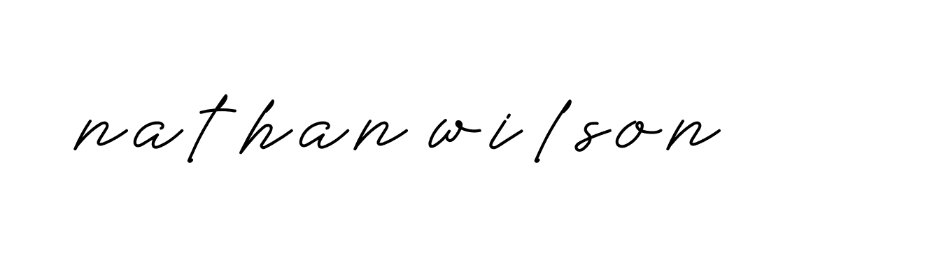 Signature of nathan-wilson-