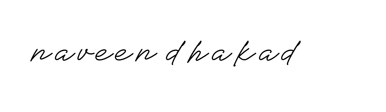 Signature of naveen-dhakad