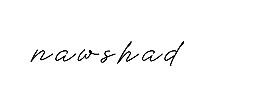 Signature of nawshad