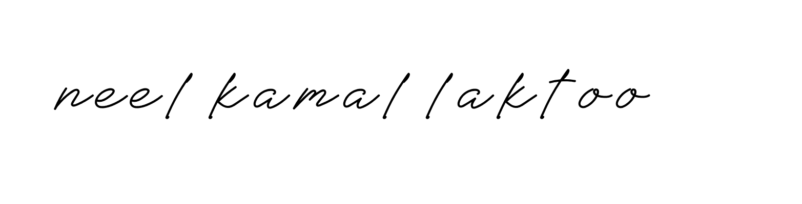 Signature of neel-kamal-laktoo