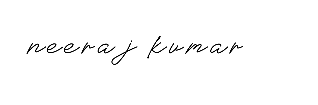 Signature of neeraj-kumar