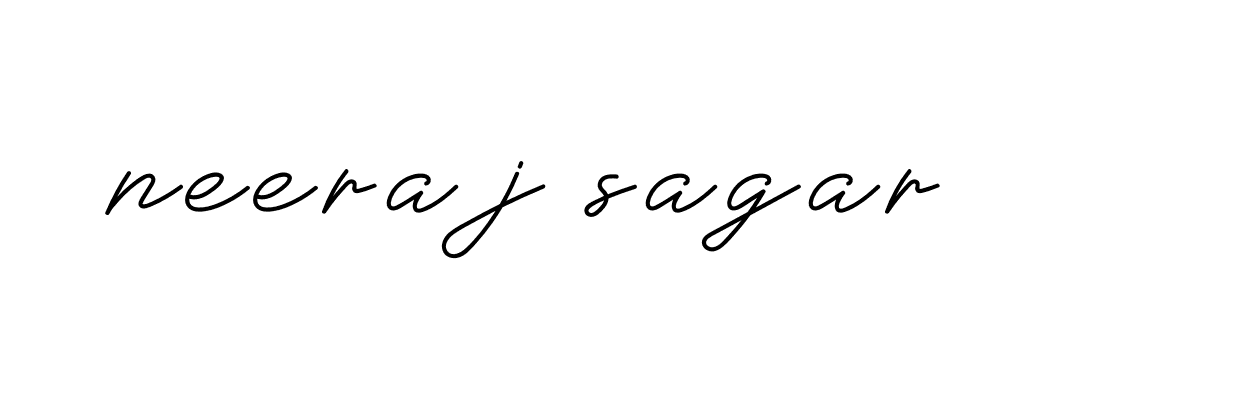 Signature of neeraj-sagar