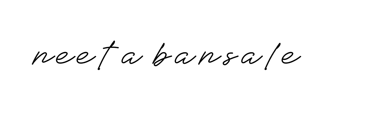 Signature of neeta-bansale