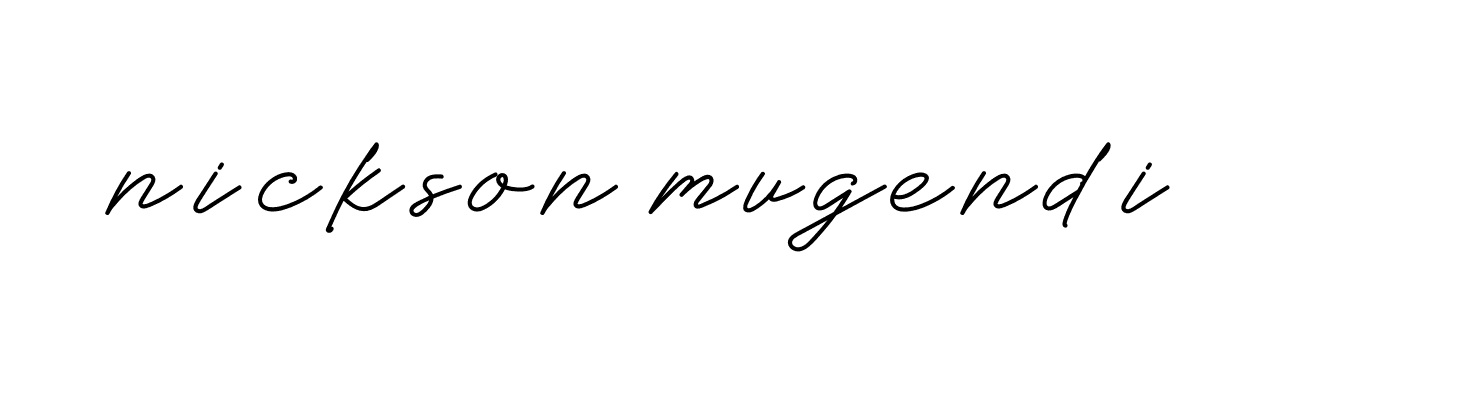 Signature of nickson-mugendi