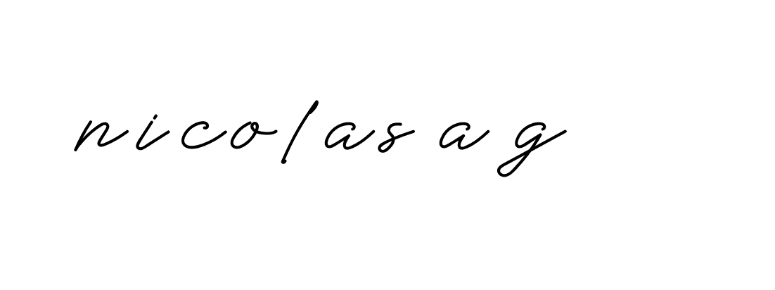 Signature of nicolas-a-g