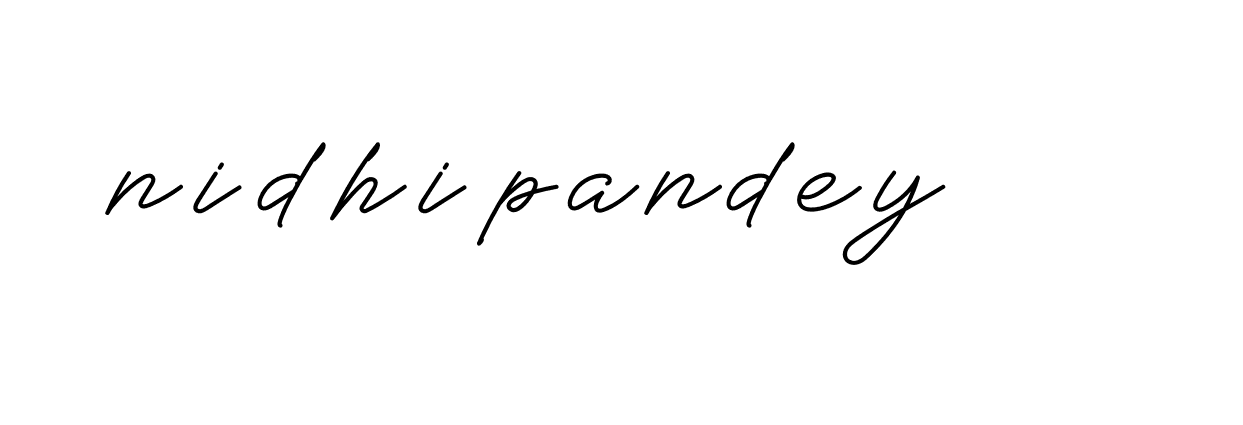 Signature of nidhipandey