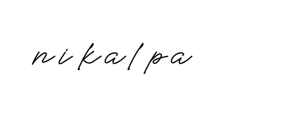 Signature of nikalpa-