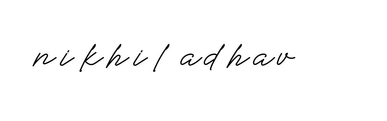 Signature of nikhil-adhav