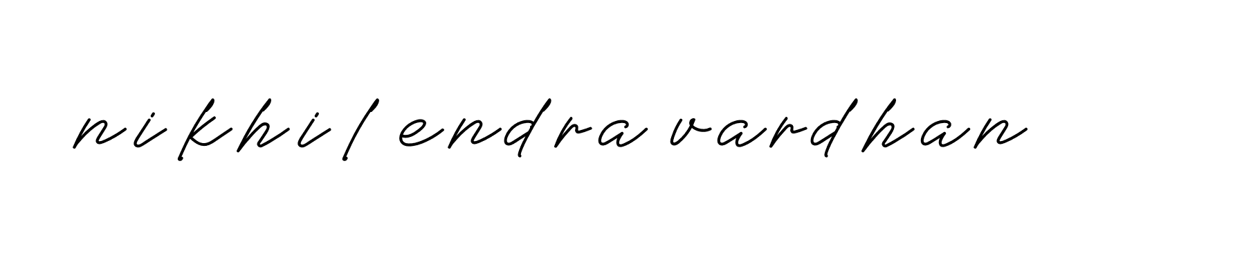 Signature of nikhil-endra-vardhan