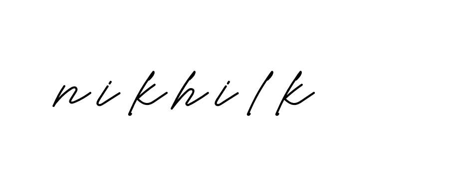 Signature of nikhilk