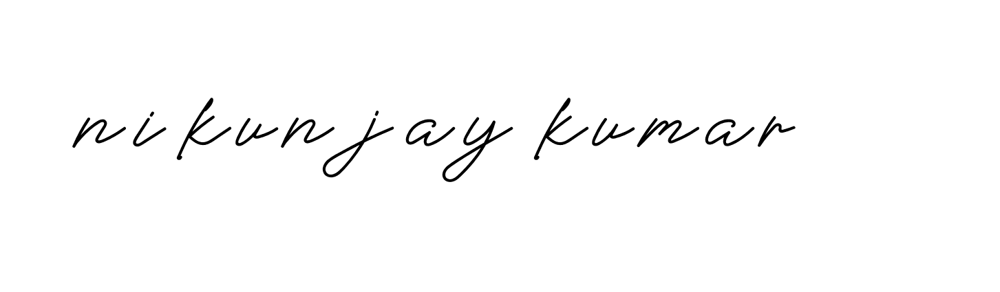 Signature of nikunjay-kumar