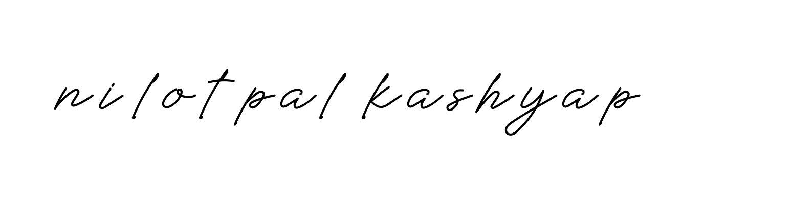 Signature of nilotpal-kashyap