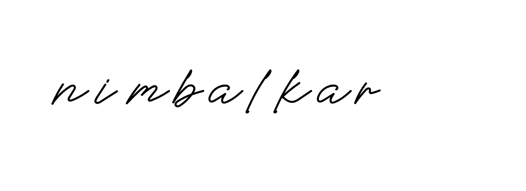 Signature of nimbalkar