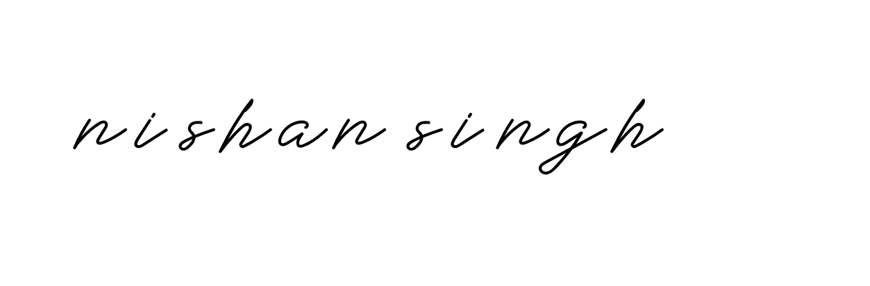 Signature of nishan-singh