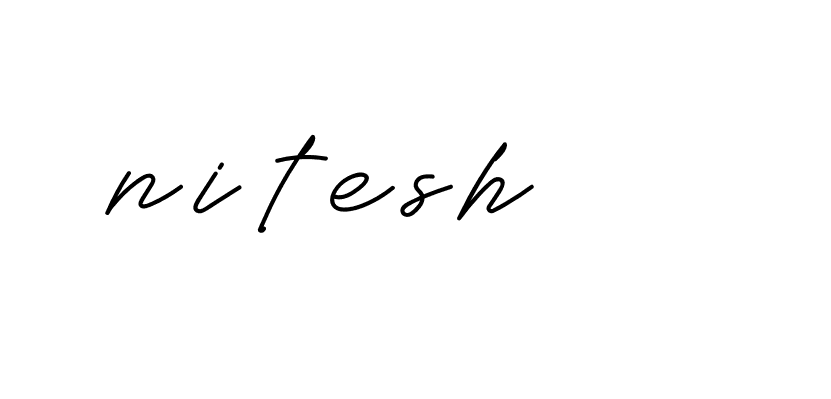 Signature of nitesh