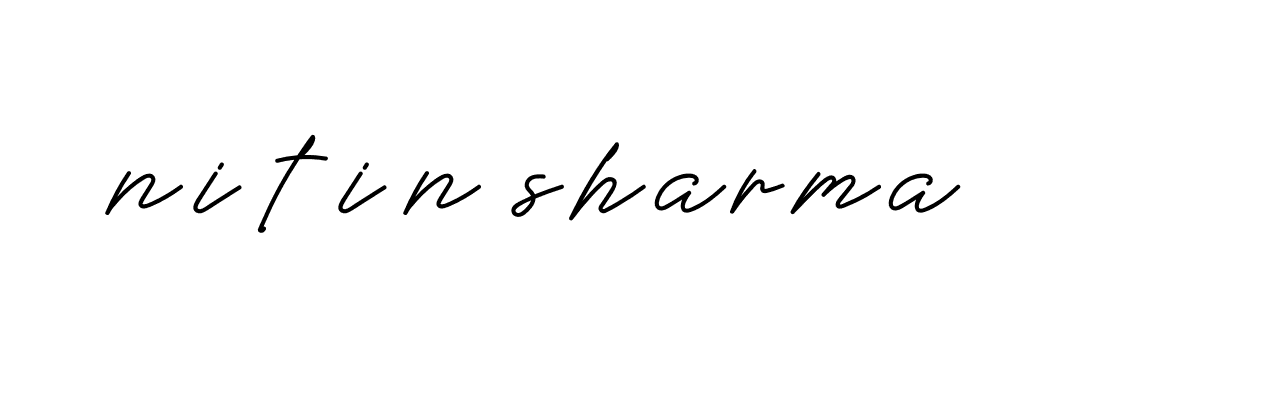 Signature of nitin-sharma-