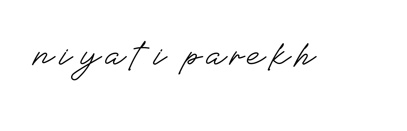 Signature of niyati-parekh