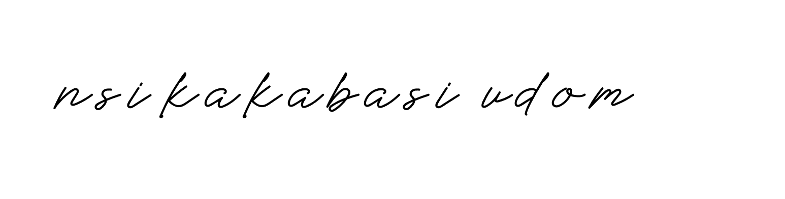 Signature of nsikakabasi-udom