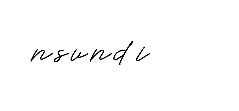 Signature of nsundi