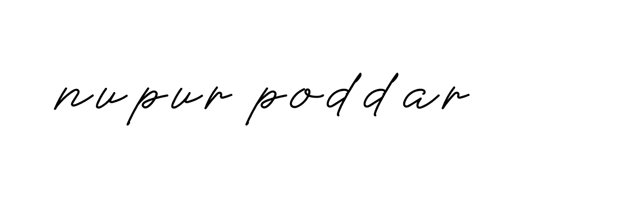 Signature of nupur-poddar