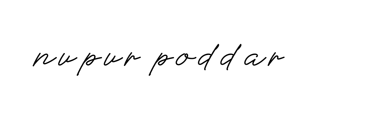 Signature of nupur-poddar-