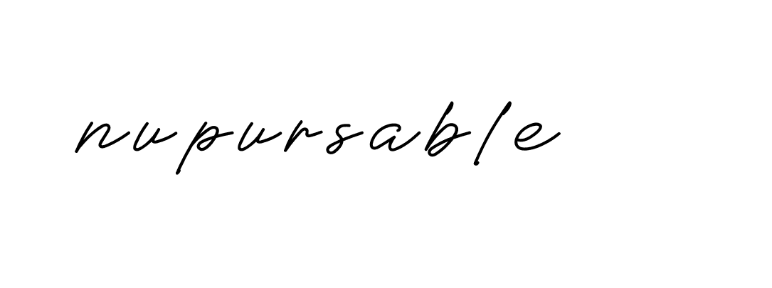 Signature of nupursable