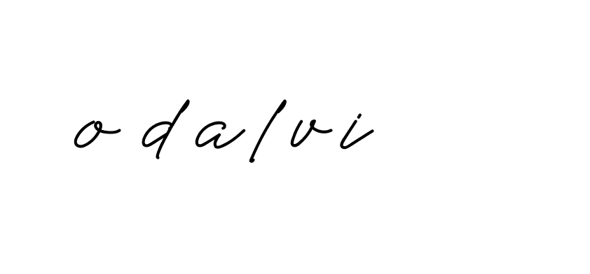 Signature of o-dalvi