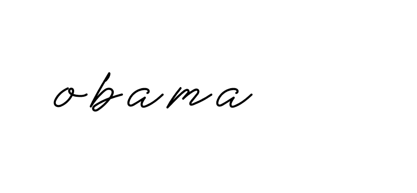 Signature of obama-