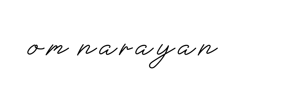 Signature of om-narayan-